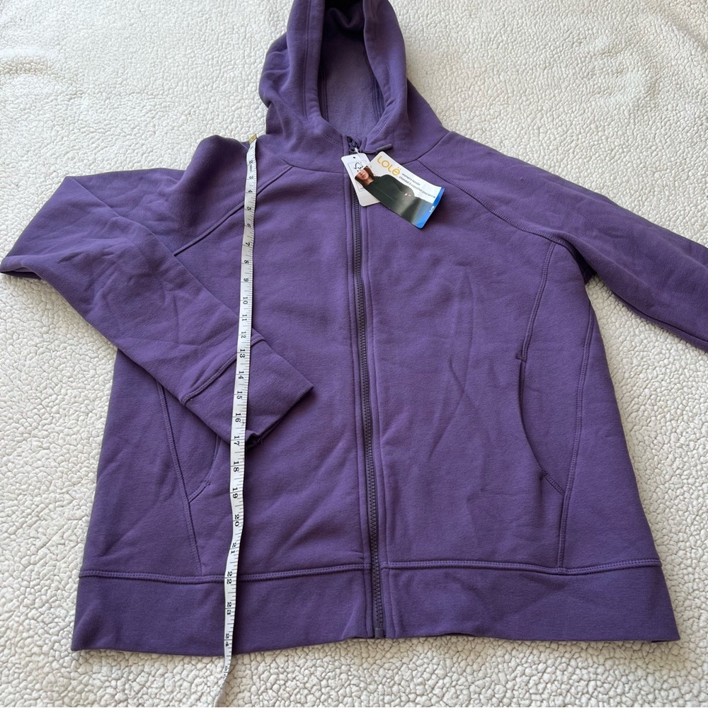 New Lolë Full Zip Purple Hoodie - Picture 4 of 9